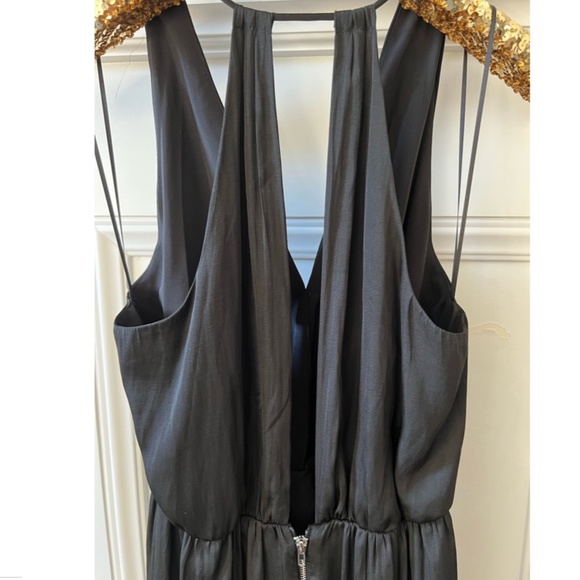 Anthropologie dra Los Angeles Womens Maxi Dress Black Sleeveless Open Back S NWT - Picture 4 of 9